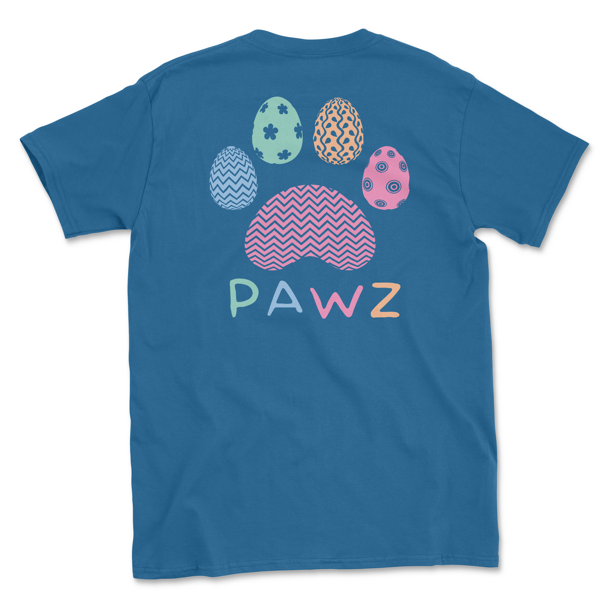 Pastel Pawz - Sapphire (Adult Short Sleeve T-Shirt)