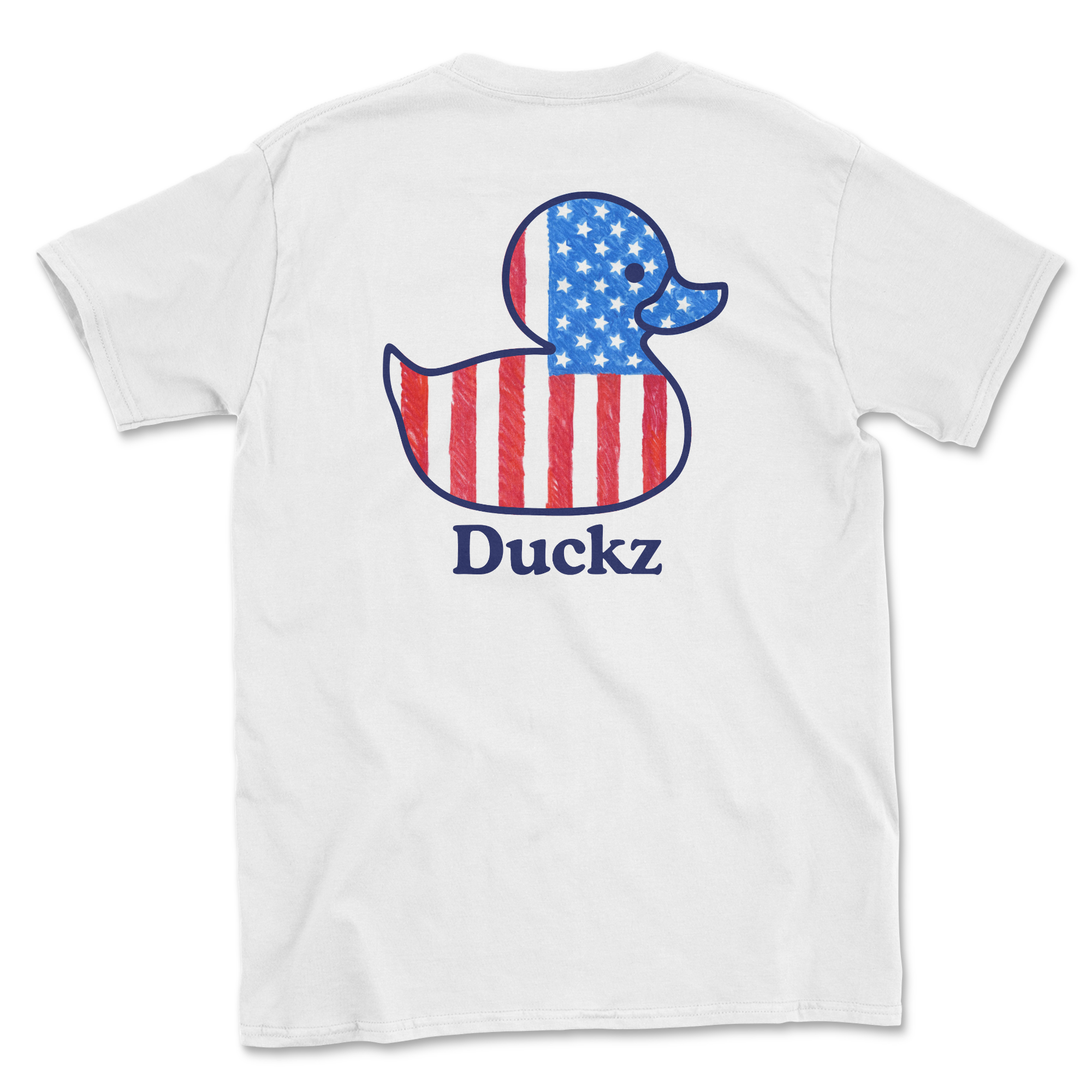 Patriotic Puddle (Adult Short Sleeve T-Shirt)
