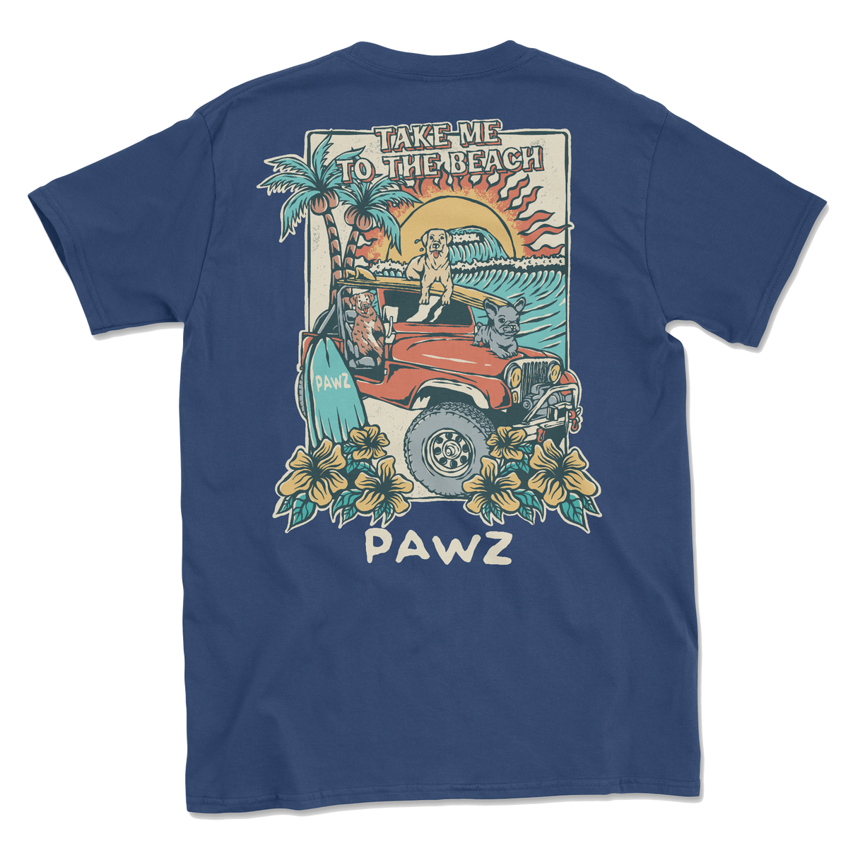 4x4 Pawz (Adult Short Sleeve T-Shirt) Super Sale