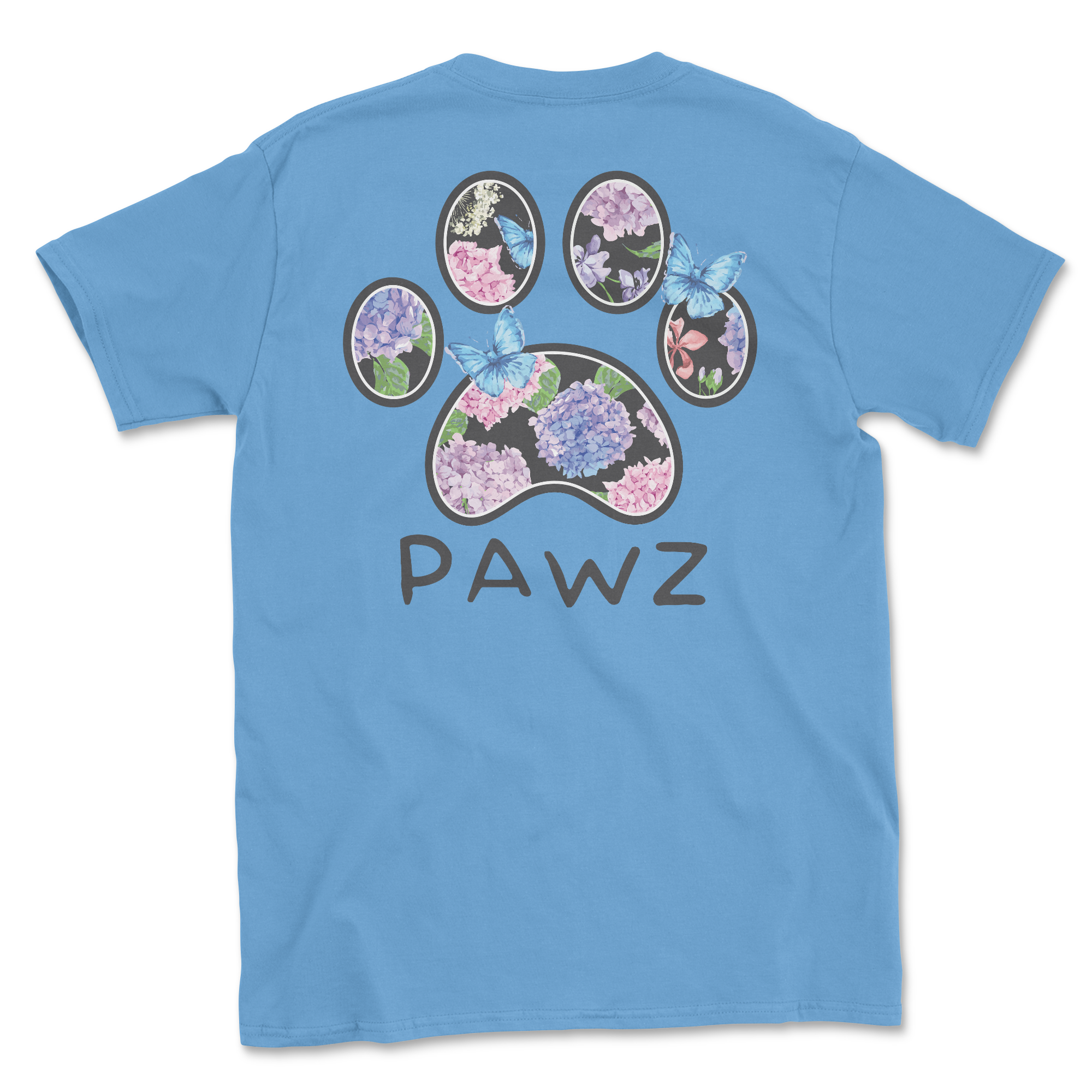 Hydrangea Paw (Adult Short Sleeve T-Shirt)