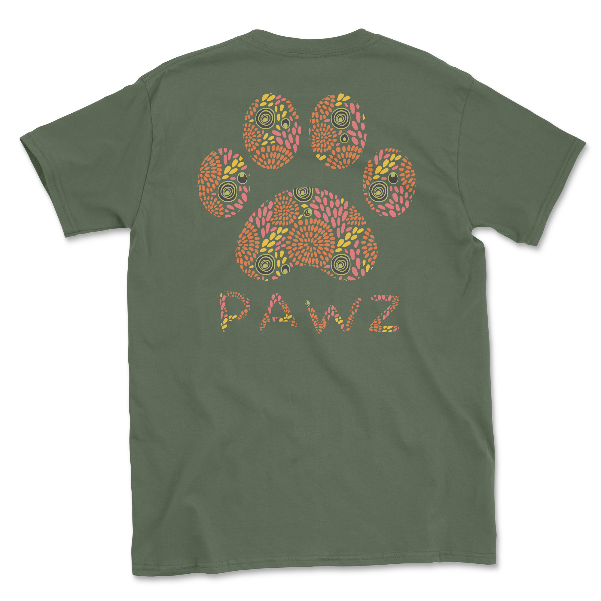 Camellia Swirl (Adult Short Sleeve T-Shirt)