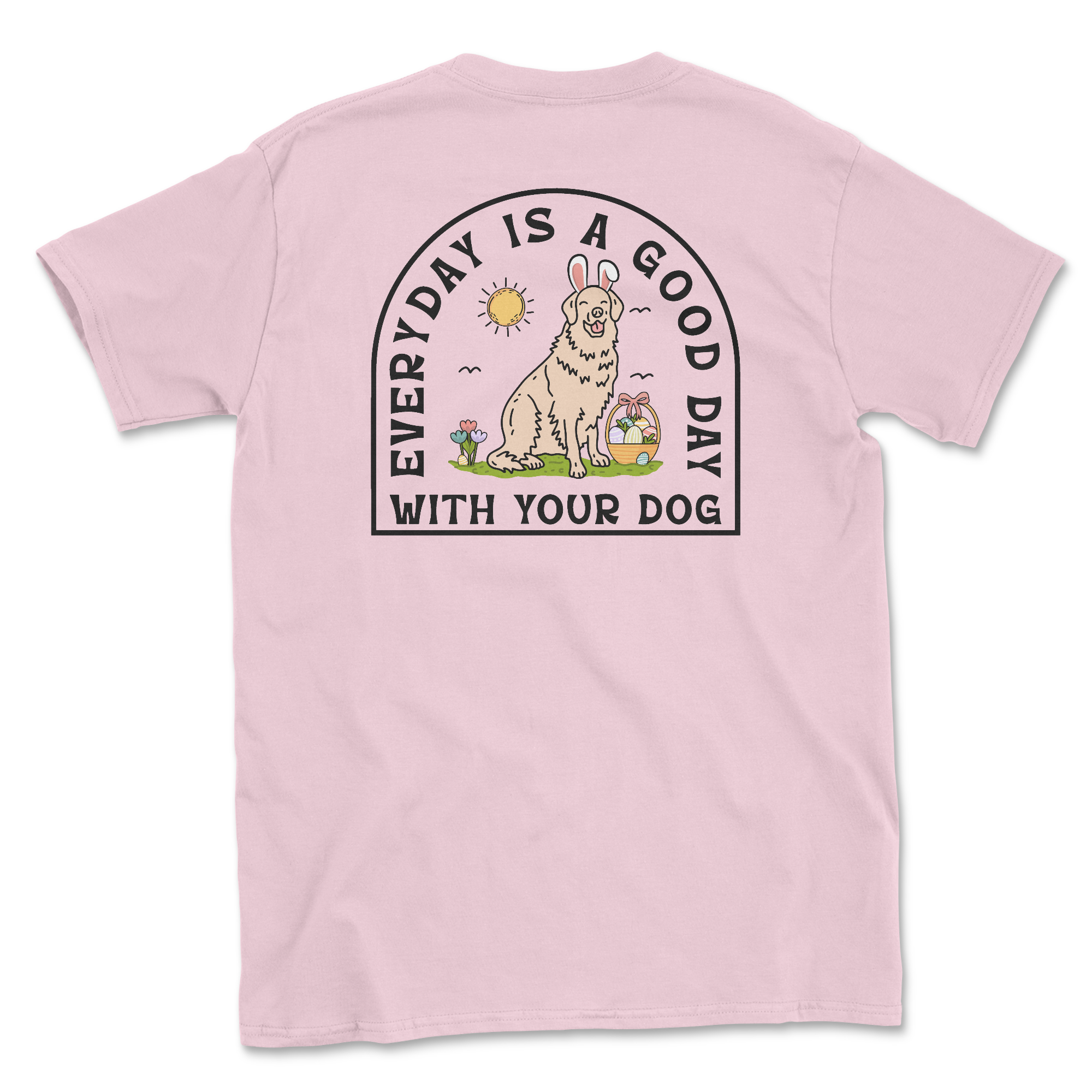 Puppy Positivity - Light Pink (Adult Short Sleeve T-Shirt)