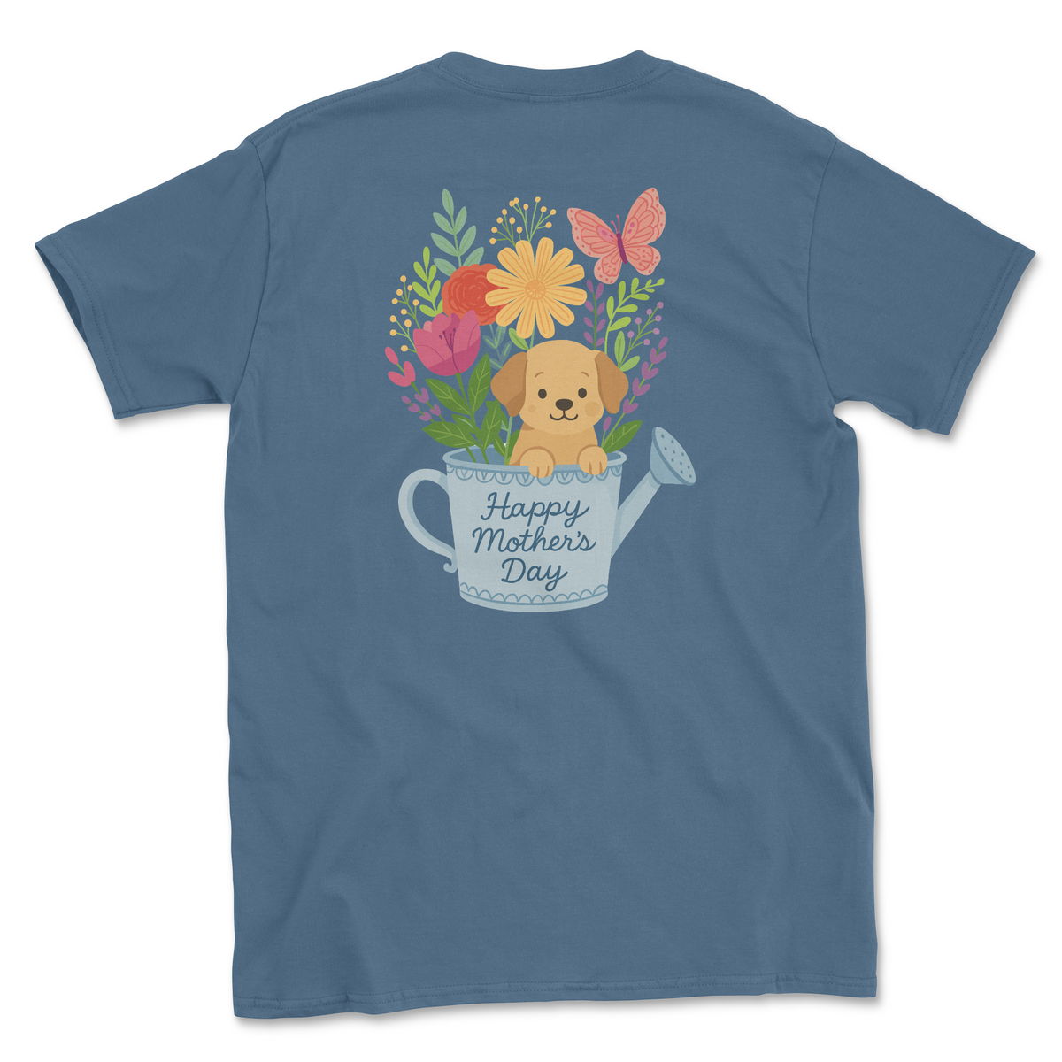 Doggy Watering Can (Adult Short Sleeve T-Shirt)