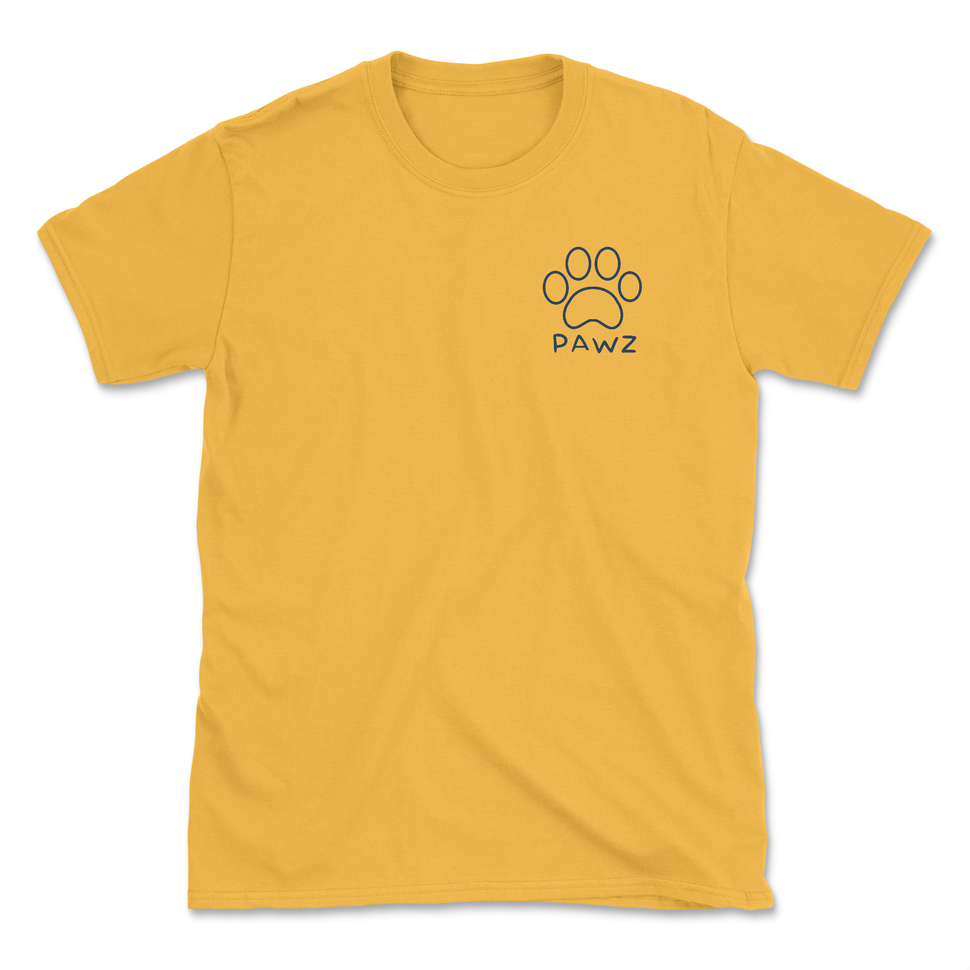 Nevada Flag Paw (Adult Short Sleeve T-Shirt)
