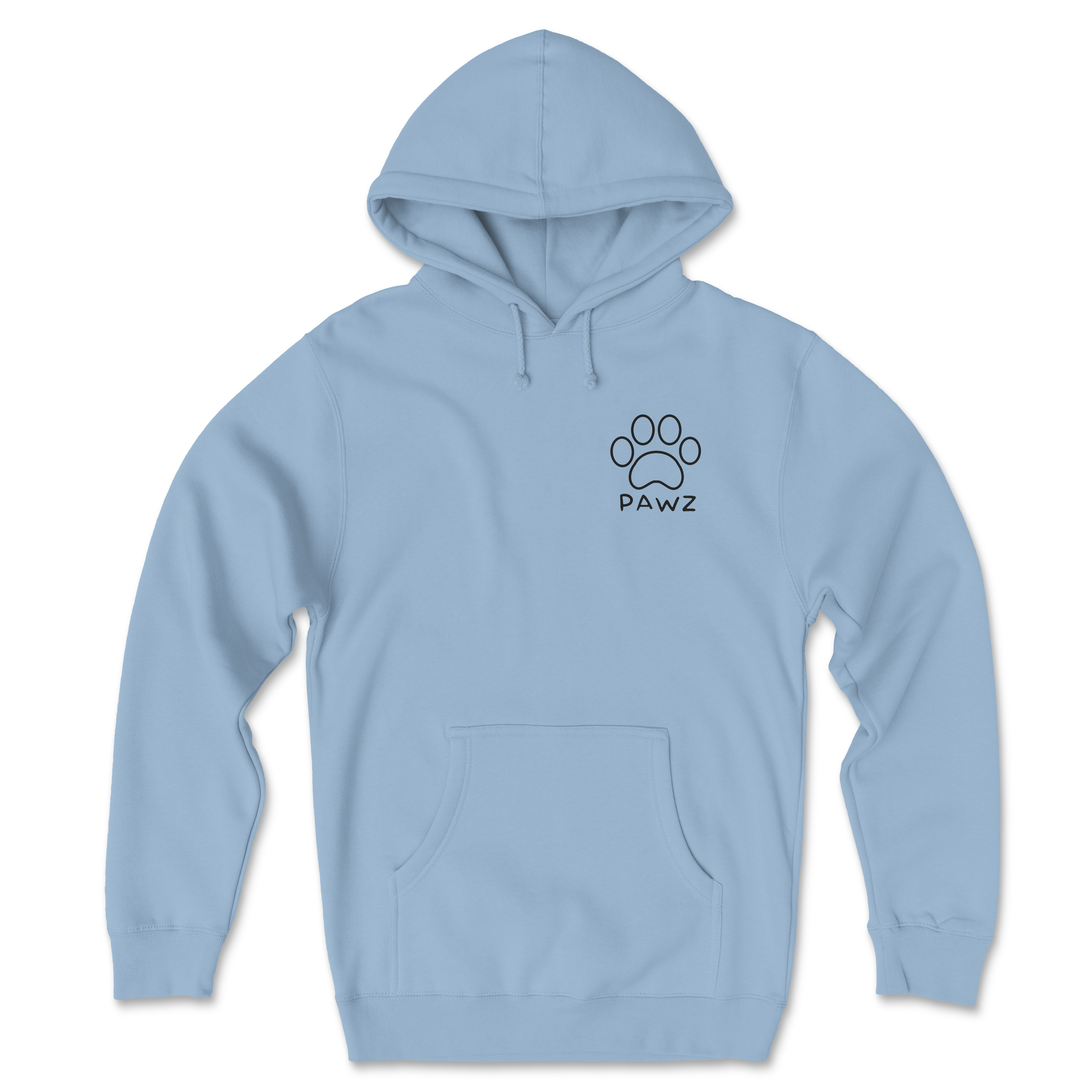 Puppy Positivity - Light Blue (Adult Hoodie)