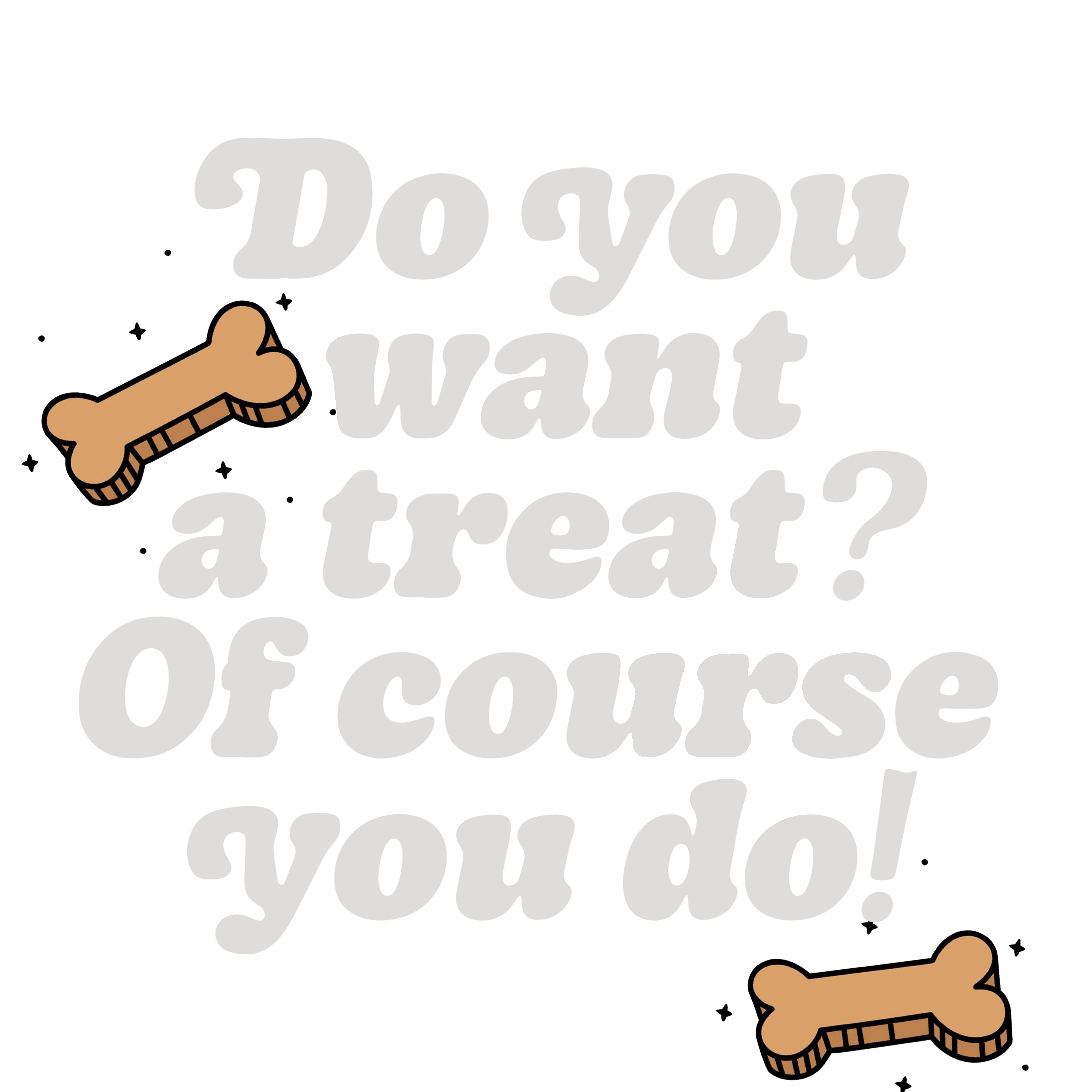 Dog Treatz - Pink/ Grey (Adult Hoodie)